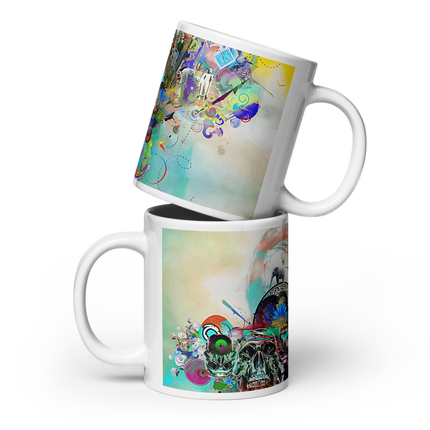 Designer Coffee Mug - Abstract Green MuggyMug