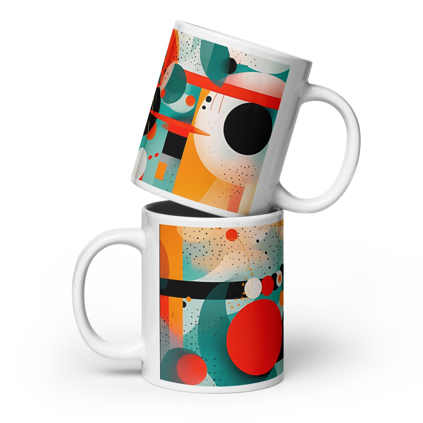 Designer Coffee Mug - Abstract Orange MuggyMug