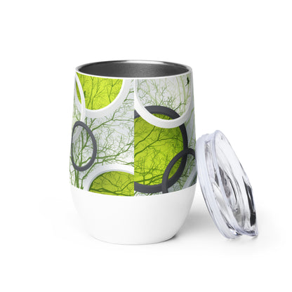 Designer Wine tumbler - GreenBubbly