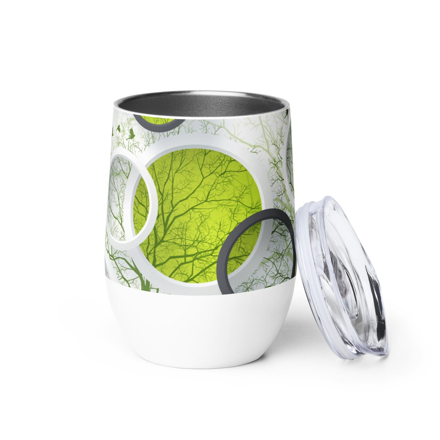 Designer Wine tumbler - GreenBubbly