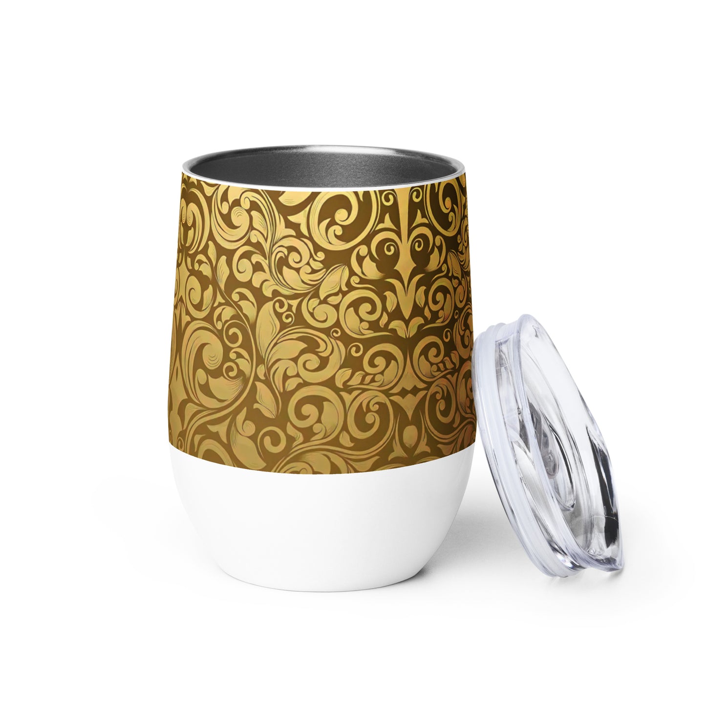 Designer Wine tumbler - Golden