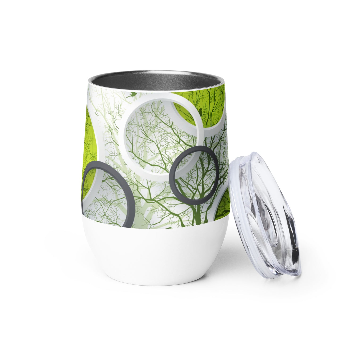 Designer Wine tumbler - GreenBubbly