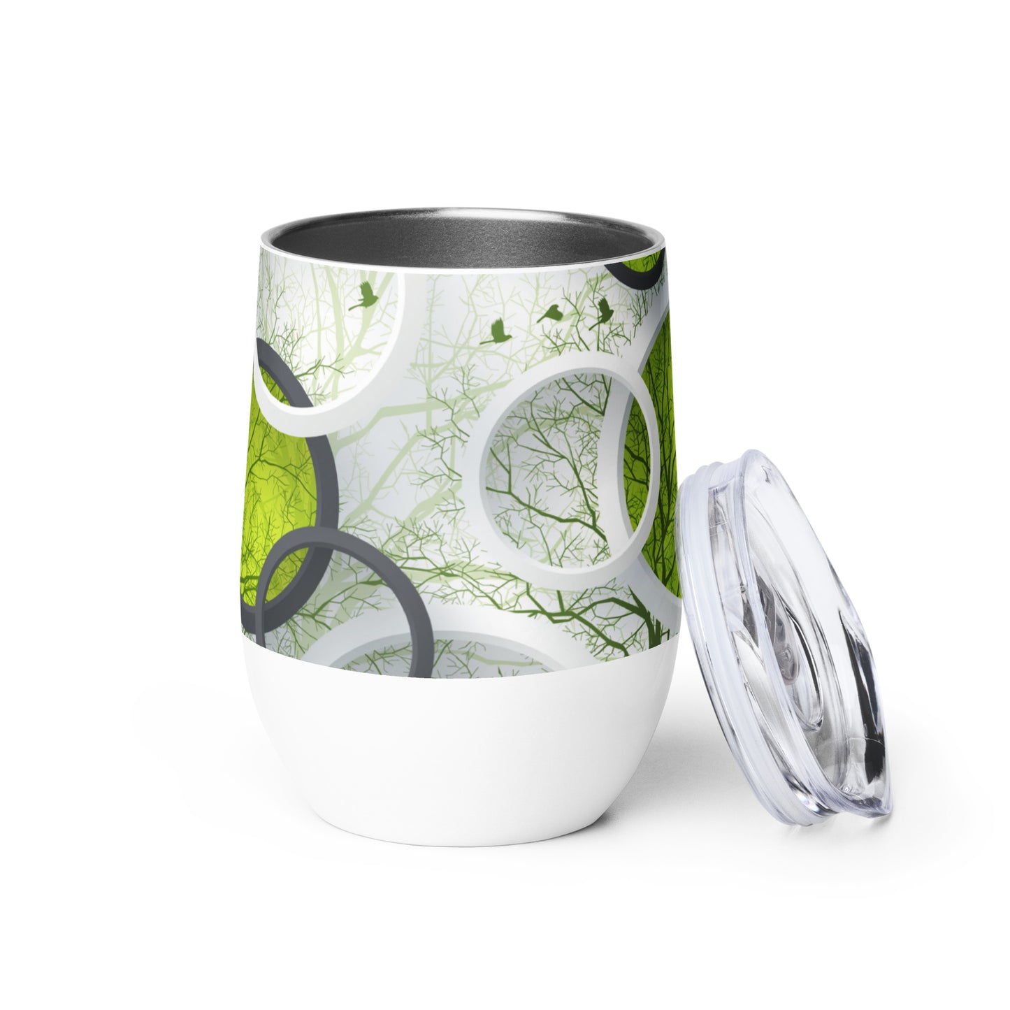 Designer Wine tumbler - GreenBubbly